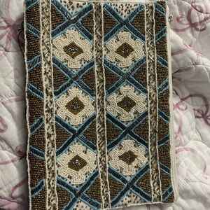 Beaded Geometric Clutch